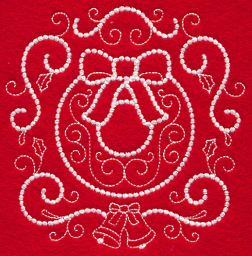 Christmas Wreath (Candlewicking) - Image 4
