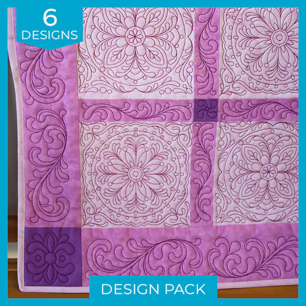 Circles & Texture Quilting (Double Run) Design Pack - Image 137