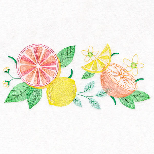 Citrus Splash Border