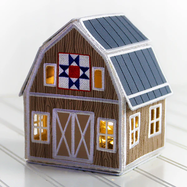 Classic Barn in 3D (In-the-Hoop) - Image 7