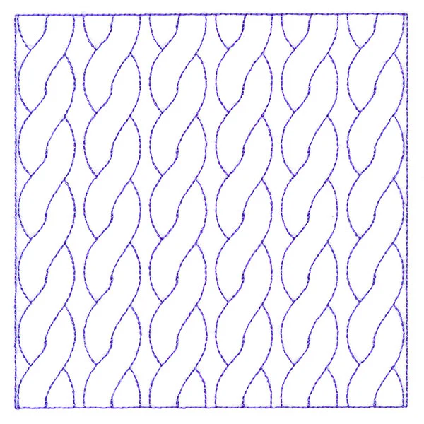 Classic Cable Square (Double Run) - Image 4