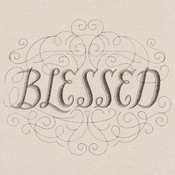 Classic Calligraphy - Blessed - Image 5