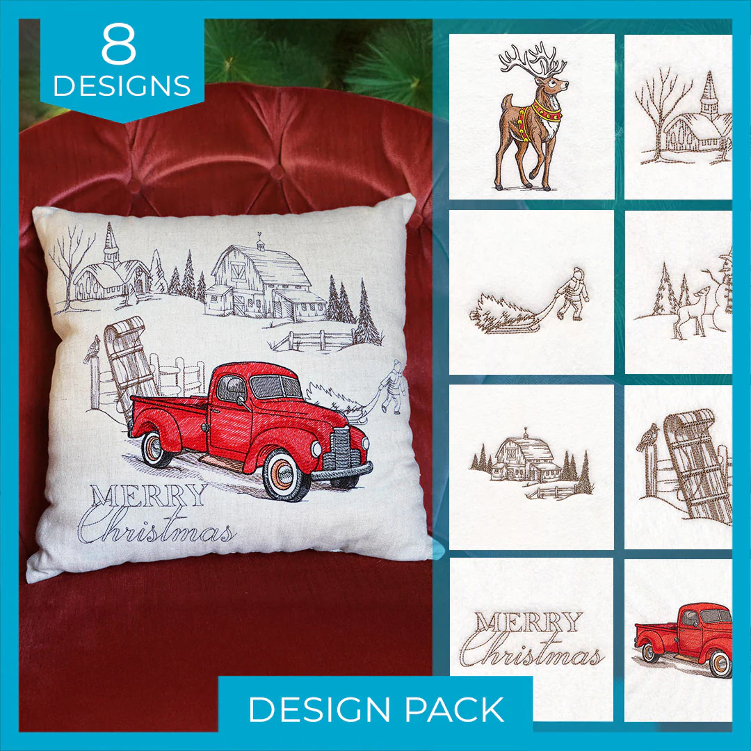 Classic Christmas Collage Design Pack - Image 6