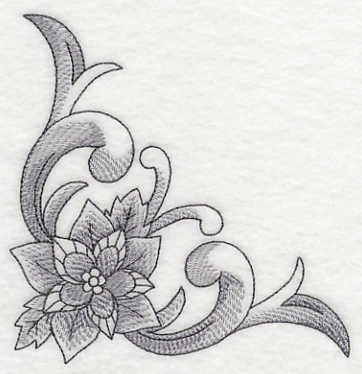 Classic Christmas Poinsettia Corner - Image 2