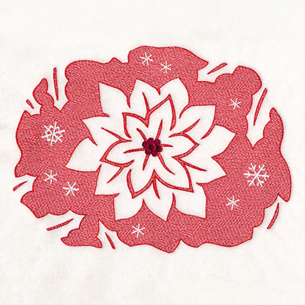 Classic Christmas - Poinsettia (Embossed) - Image 2