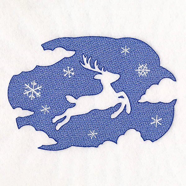 Classic Christmas - Reindeer (Embossed) - Image 3