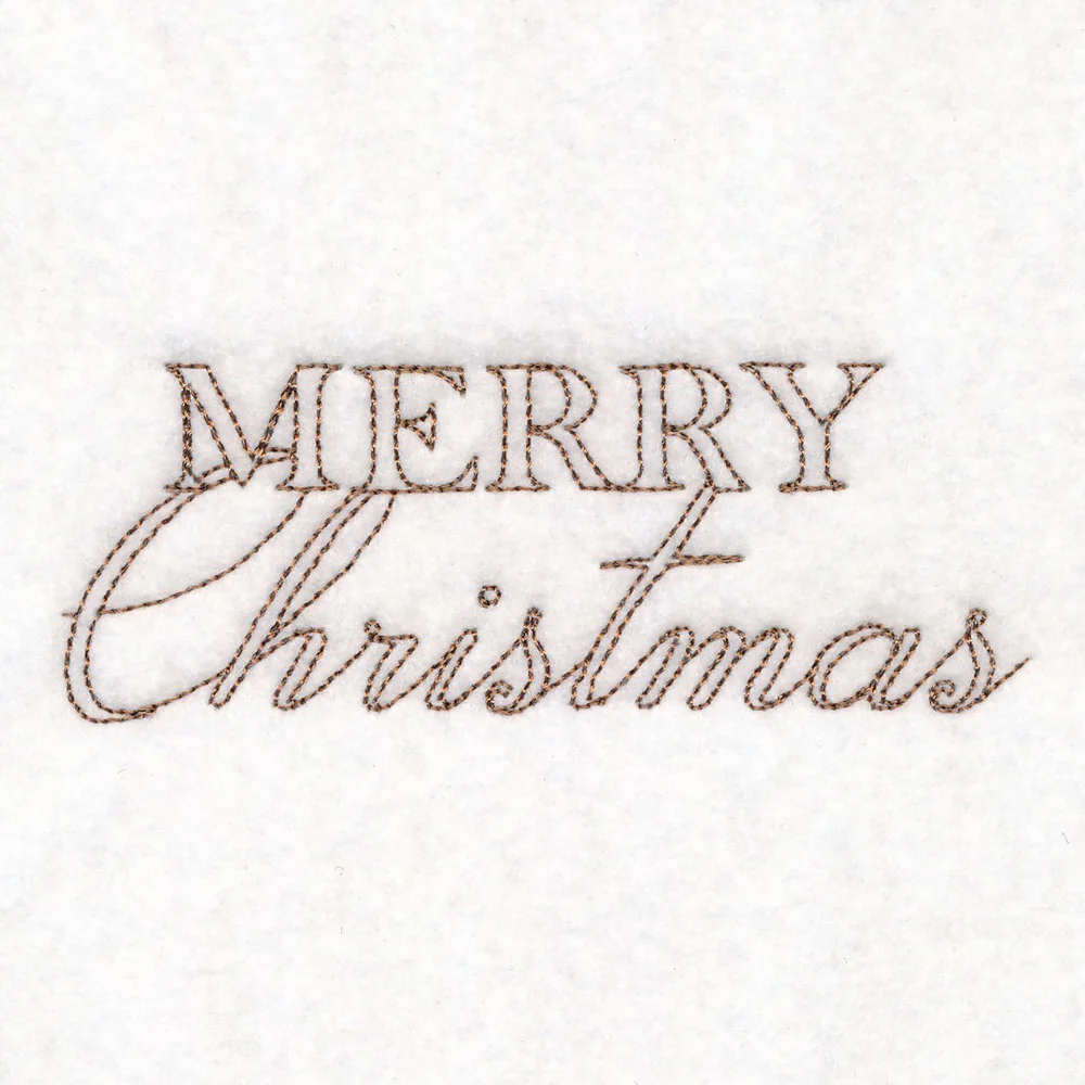 Classic Christmas Scene - Merry Christmas