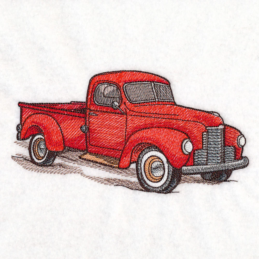 Classic Christmas Scene - Truck - Image 3
