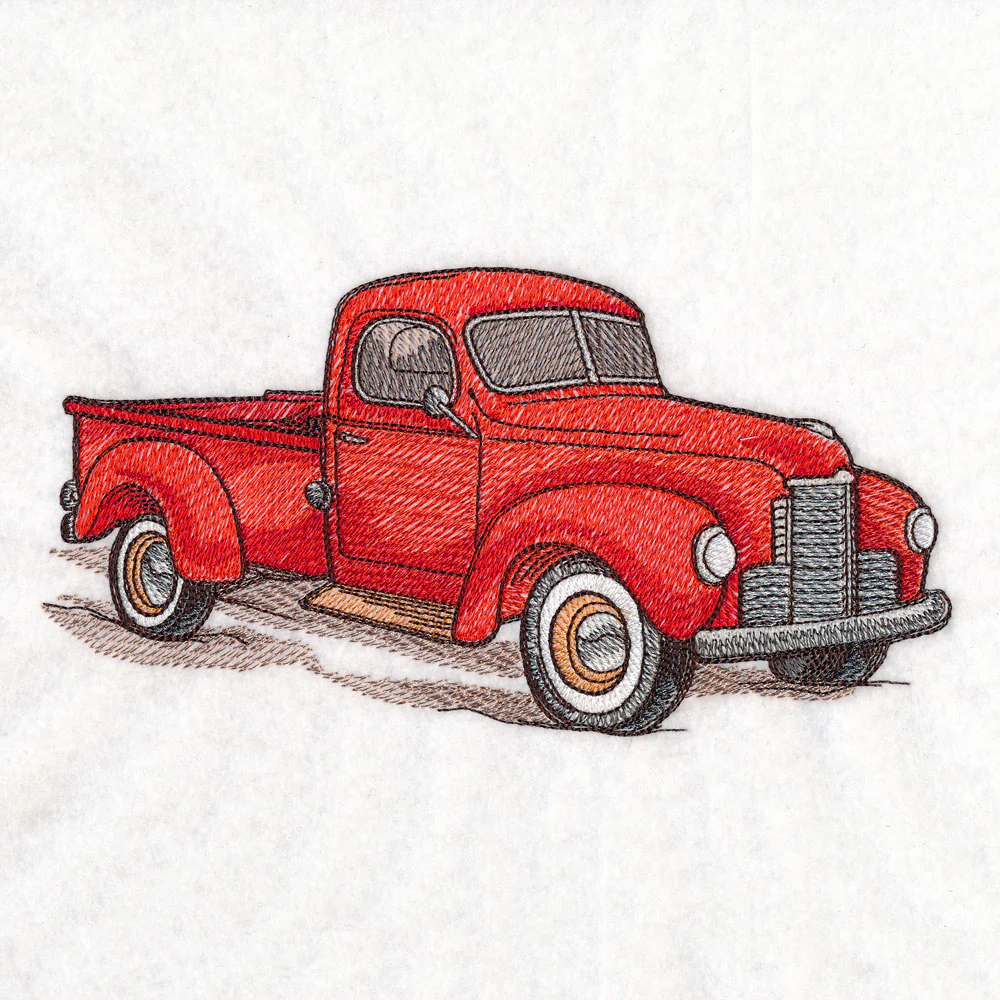 Classic Christmas Scene - Truck - Image 7