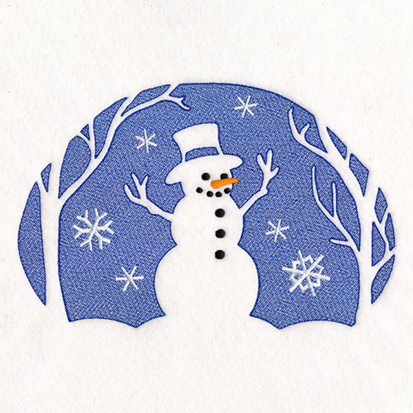 Classic Christmas - Snowman (Embossed) - Image 4