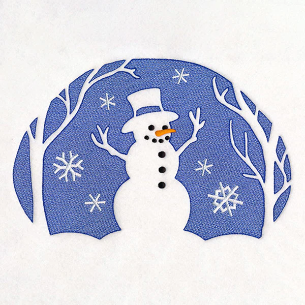 Classic Christmas - Snowman (Embossed) - Image 6