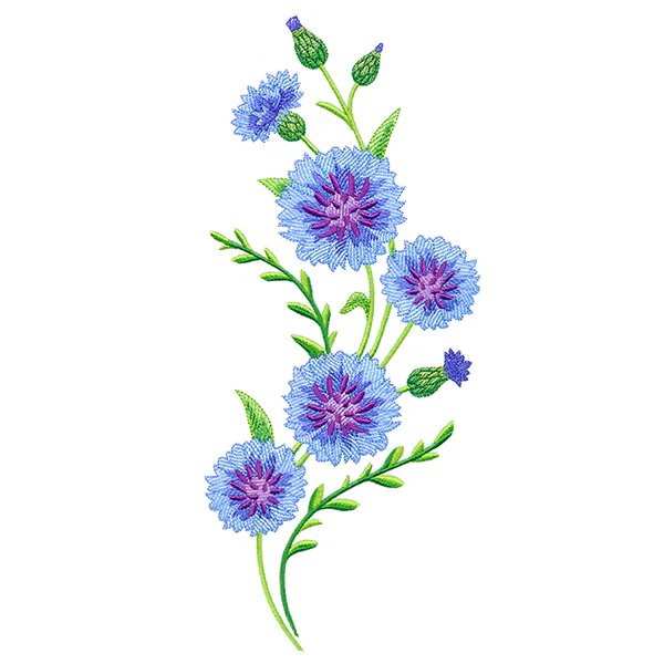 Classic Cornflower Spray