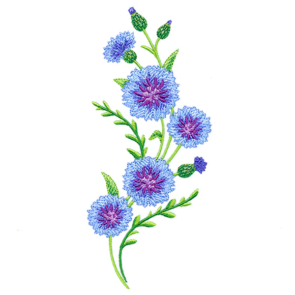 Classic Cornflower Spray - Image 4