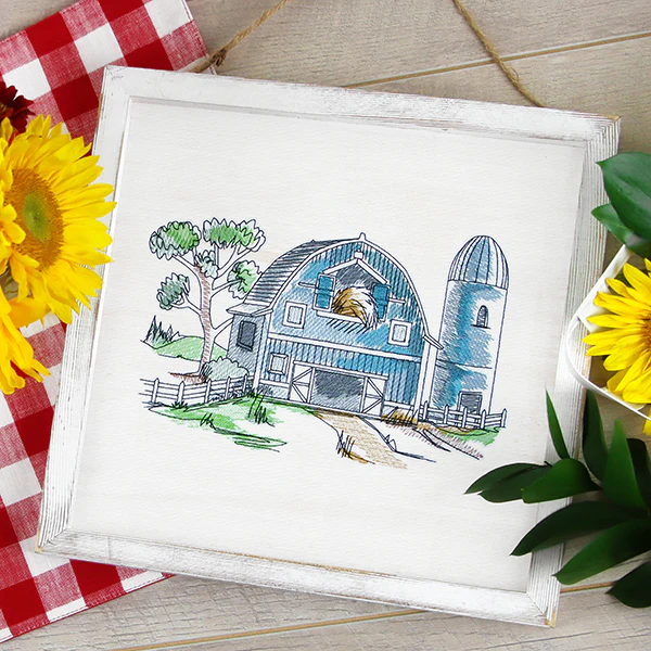 Classic Countryside Barn Scene - Image 8