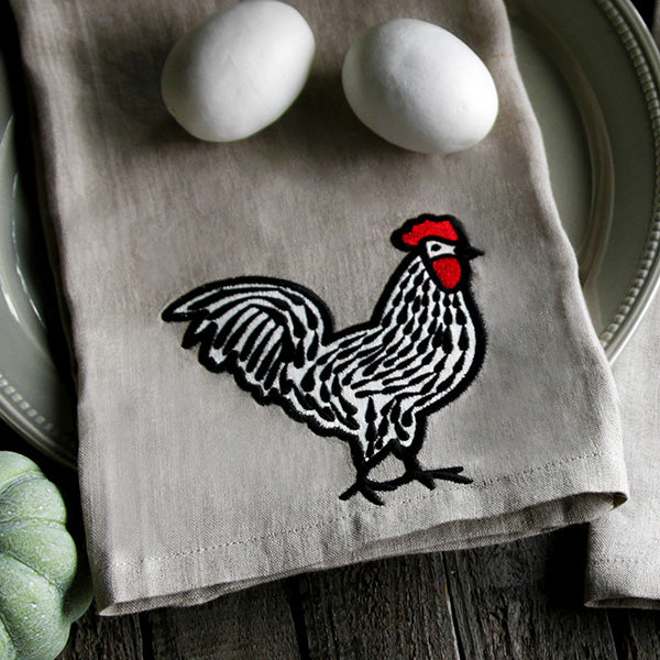 Classic Farmhouse Rooster (Applique) - Image 2