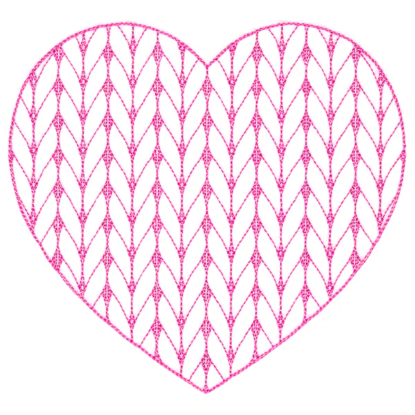 Classic Knitting Pattern Heart - Image 3