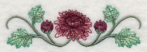 Classy Chrysanthemums Border 1 - Image 3