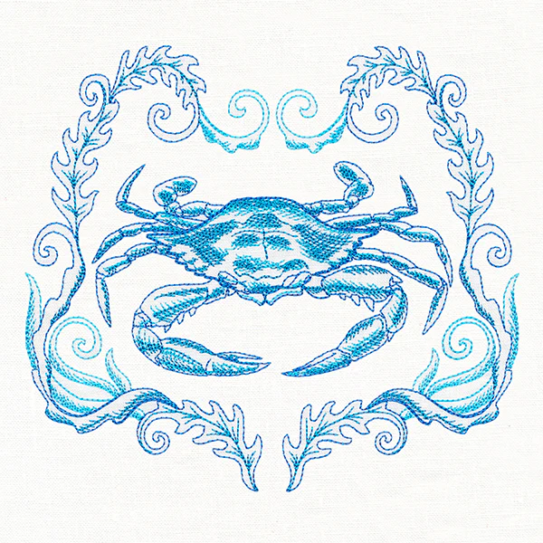 Coastal Crab Etching - Image 2