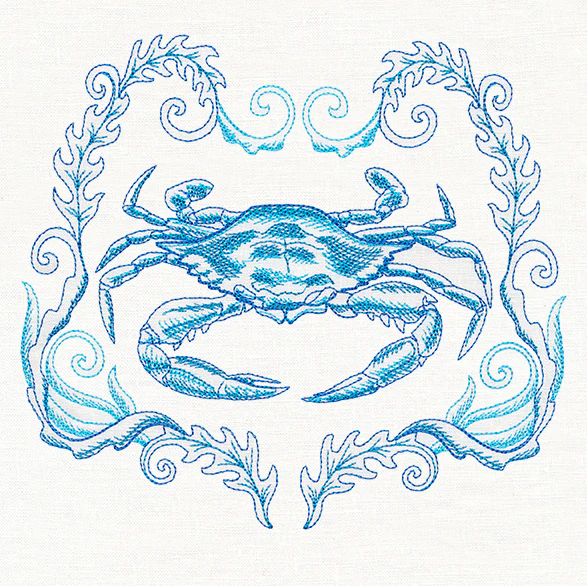Coastal Crab Etching - Image 5