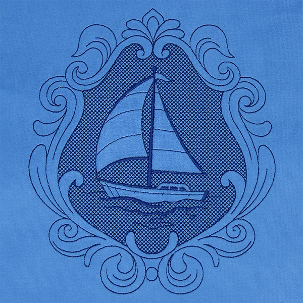 Coastal Sailboat Cameo - Image 6