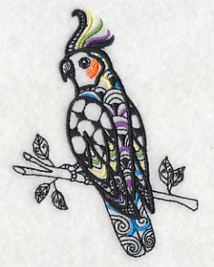 Cockatiel (Blackwork) - Image 4