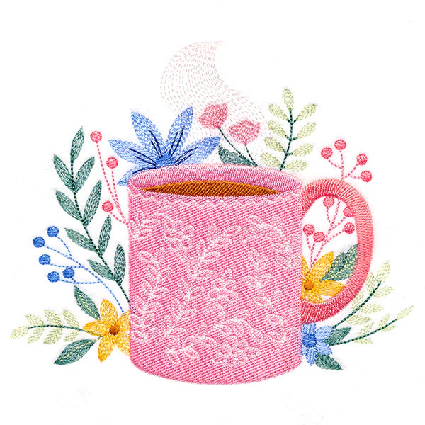 Coffee Time and Blooms - Image 3