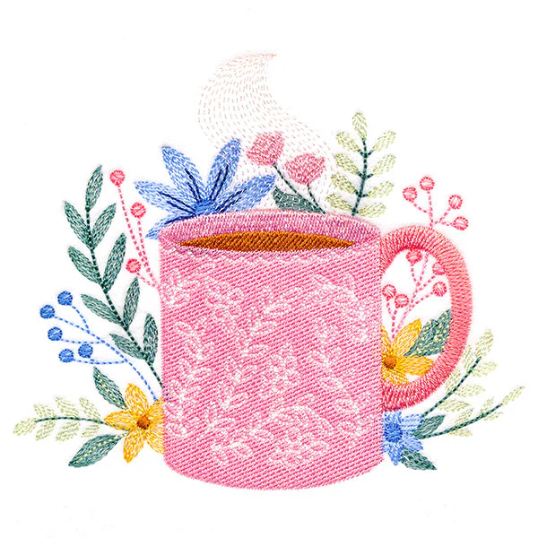Coffee Time and Blooms - Image 5