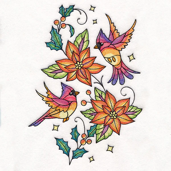 Color Theory Cardinals at Christmas - Image 4