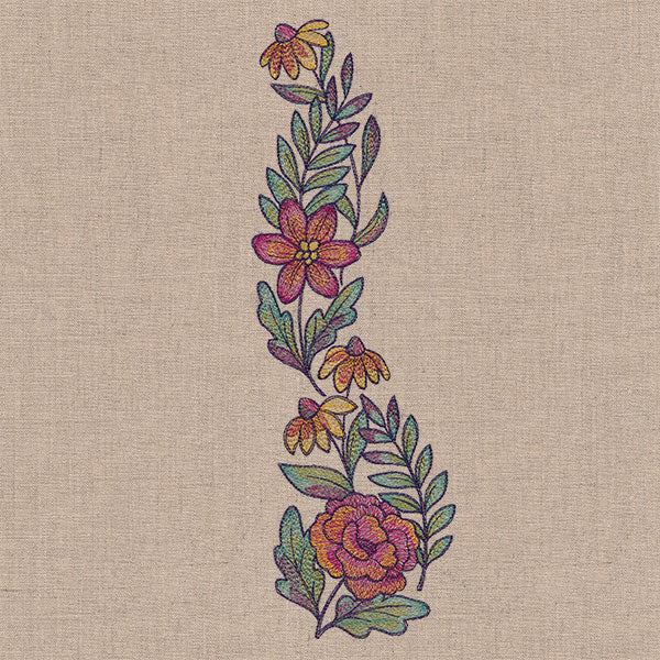 Color Theory Fall Bouquet Border - Image 5