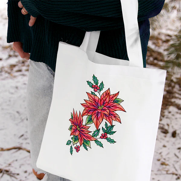 Color Theory Poinsettia Spray - Image 4