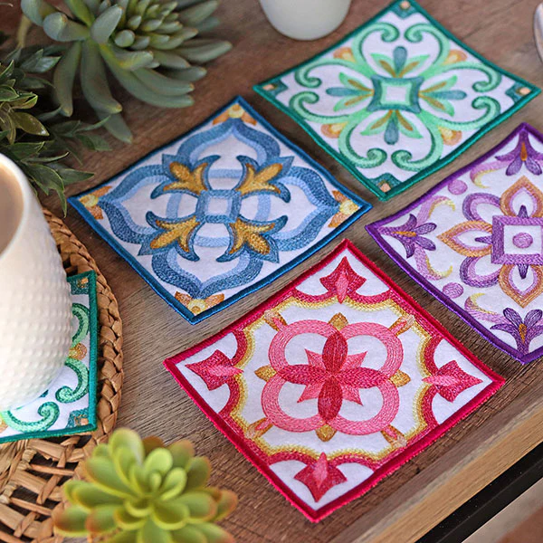 Color Theory Square Coasters Design Pack - Image 2