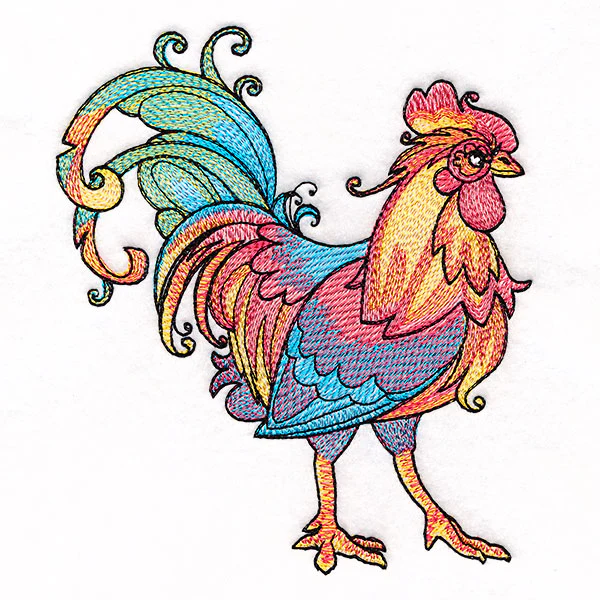 Color Theory Threads Rooster - Image 7