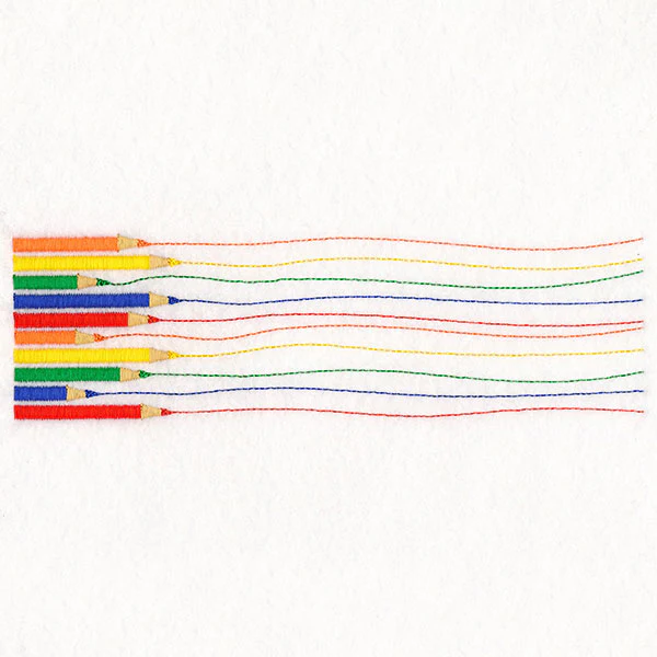 Colorful Pencil Border - Image 5