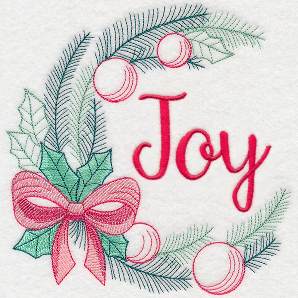 Colors of Christmas Wreath - Joy - Image 2