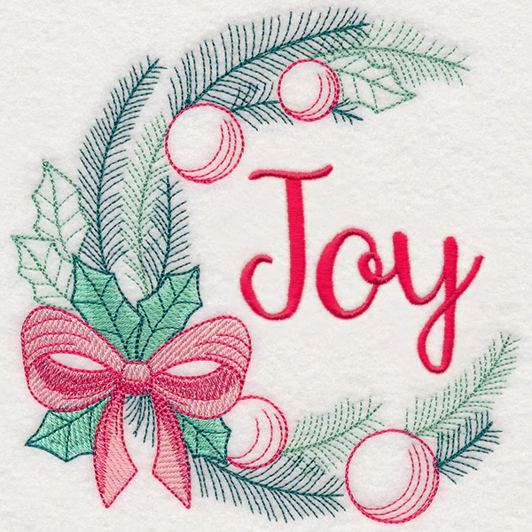 Colors of Christmas Wreath - Joy - Image 3
