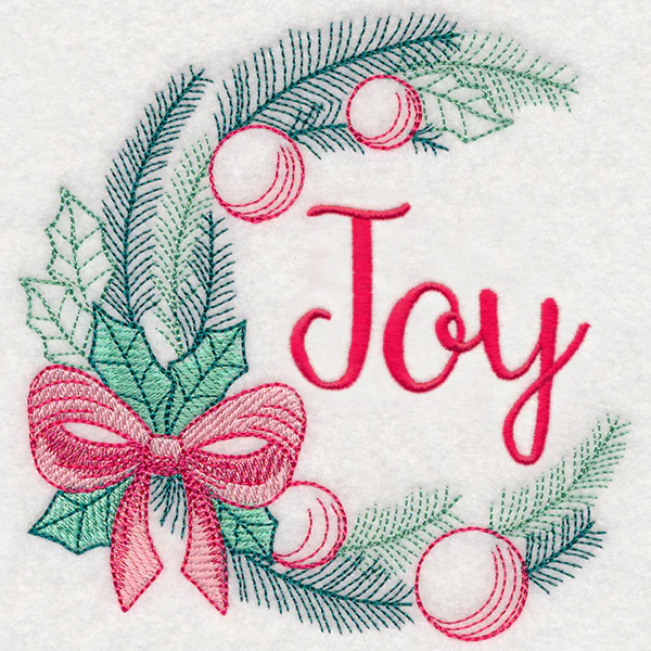 Colors of Christmas Wreath - Joy - Image 4