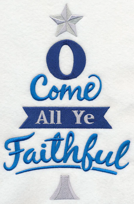 Come All Ye Faithful Christmas Tree - Image 4