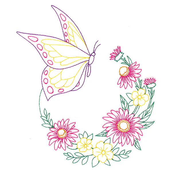 Coneflower Blooms Butterfly - Image 2