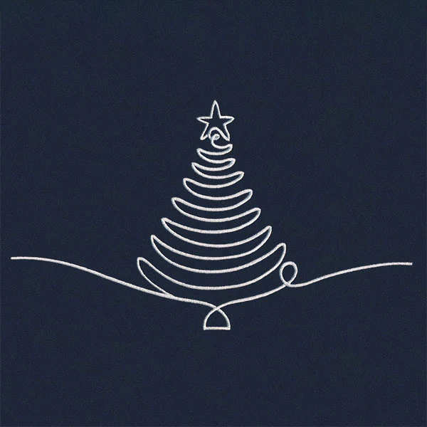 Continuous Holiday Joy Border - Christmas Tree - Image 9
