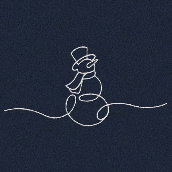 Continuous Holiday Joy Border - Snowman - Image 3
