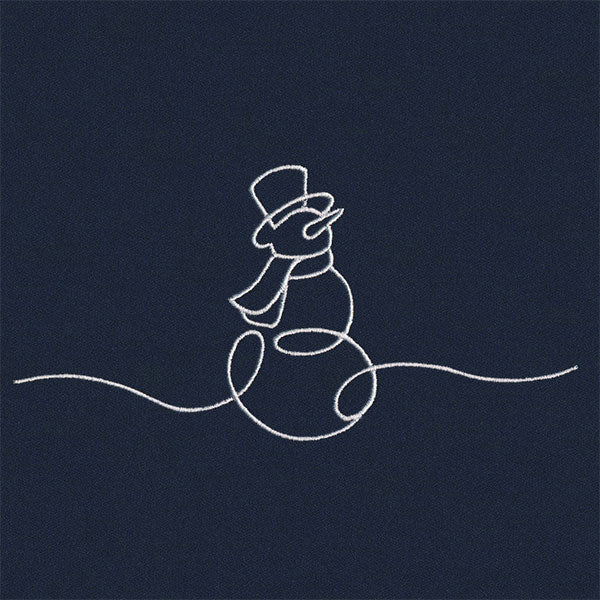 Continuous Holiday Joy Border - Snowman - Image 4