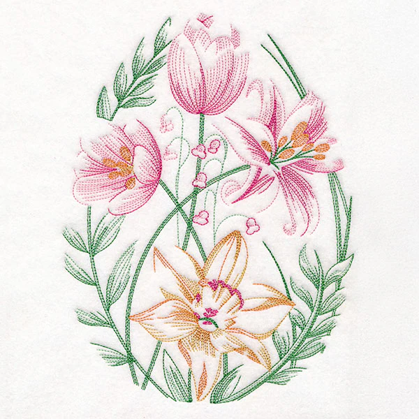 Contours of Beauty Easter Egg Flower Bouquet - Image 10