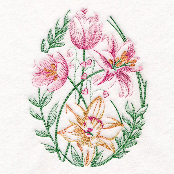 Contours of Beauty Easter Egg Flower Bouquet - Image 7