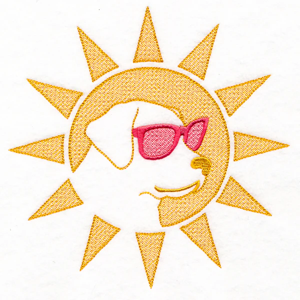Cool Dog in the Sun (Embossed) - Image 3