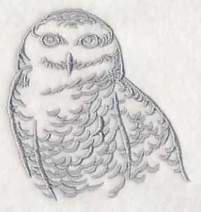 Cool Silhouette Snowy Owl - Image 3