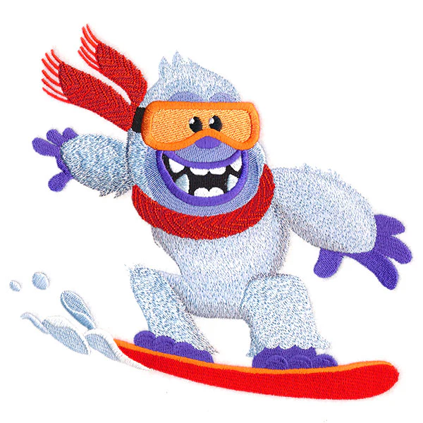 Cool Snowboarding Yeti - Image 5