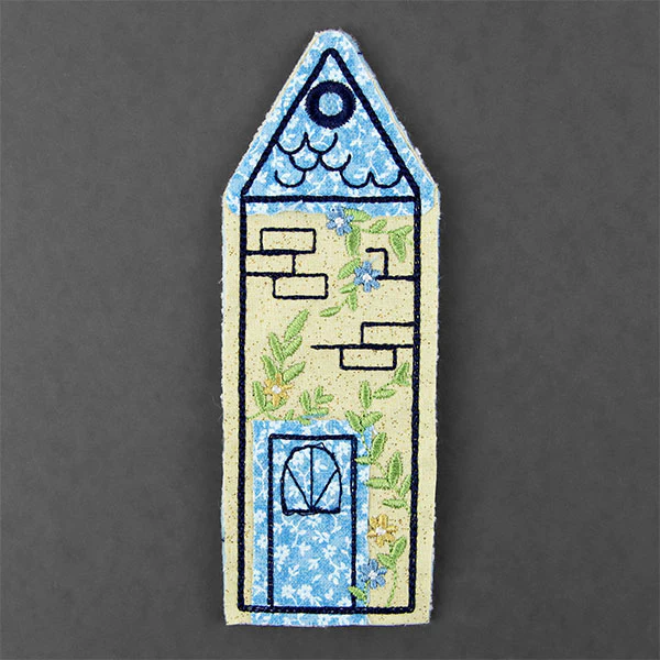 Cottage Charm Bookmark (Applique) (In-the-Hoop) - Image 2