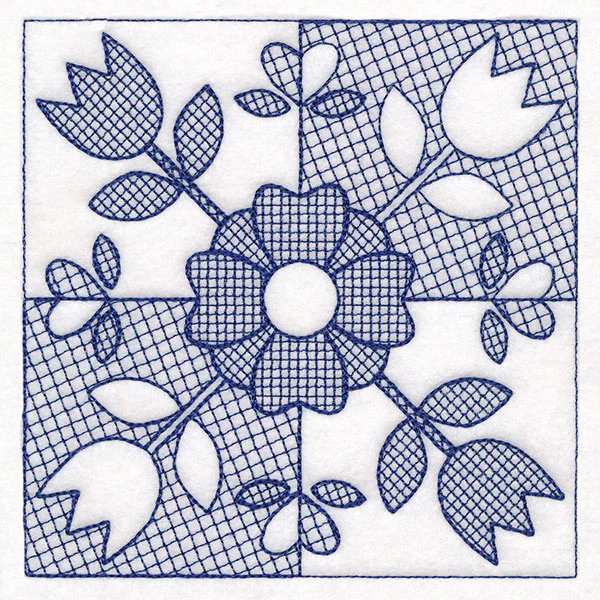 Cottage Nostalgia Quilting - Tulips (Trapunto) - Image 7