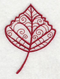 Cottonwood Leaf in Flight