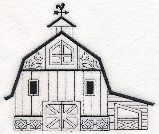 Country Barn (Blackwork) - Image 2